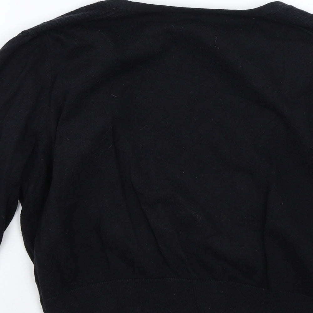 Dorothy Perkins Womens Black   Cardigan Jumper Size 16