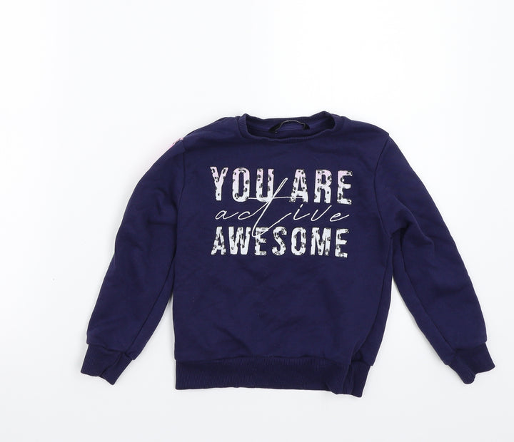 Very Girls Blue   Pullover Jumper Size 7 Years