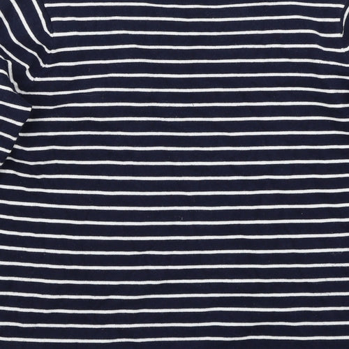 Queen shop Womens Blue Striped  Pullover Jumper One Size