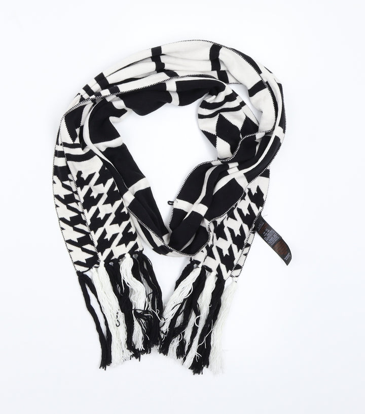 Marks and Spencer Womens White Geometric Scarf