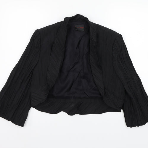 Frank Usher Womens Black   Cardigan Jumper Size 14