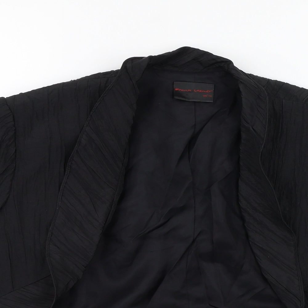 Frank Usher Womens Black   Cardigan Jumper Size 14