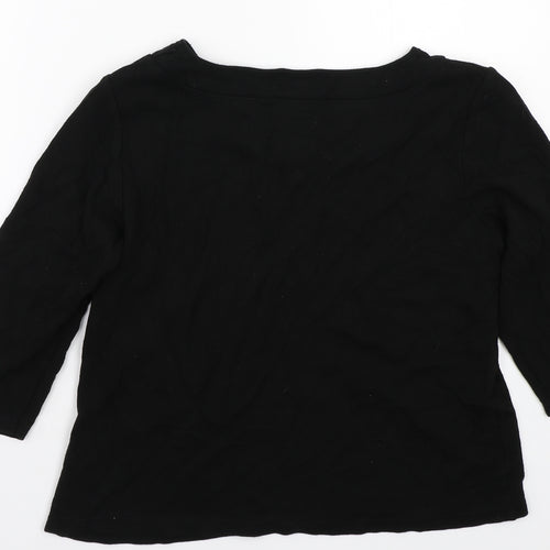 Roman Womens Black   Pullover Jumper Size M