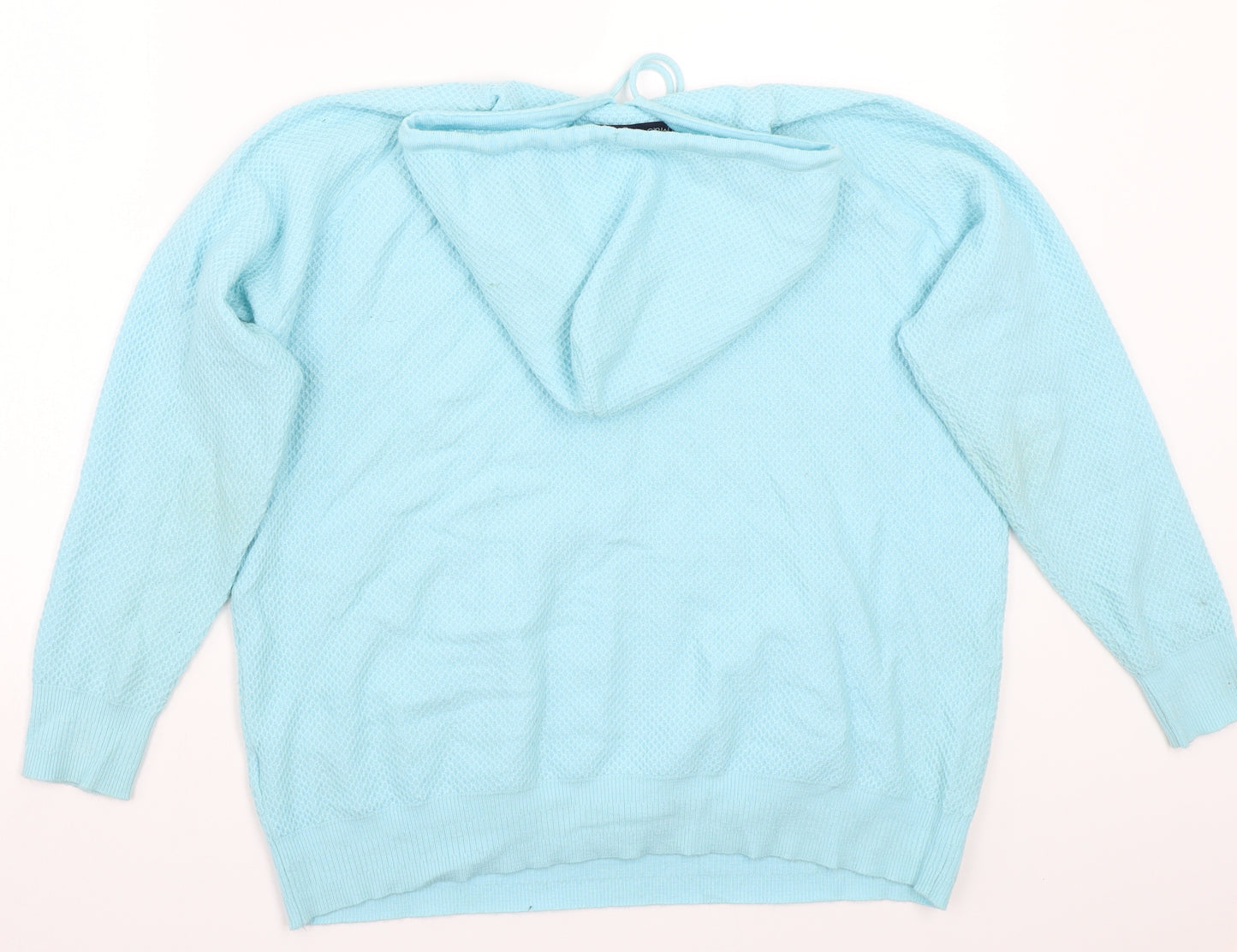 Marks and Spencer Womens Blue   Pullover Hoodie Size M