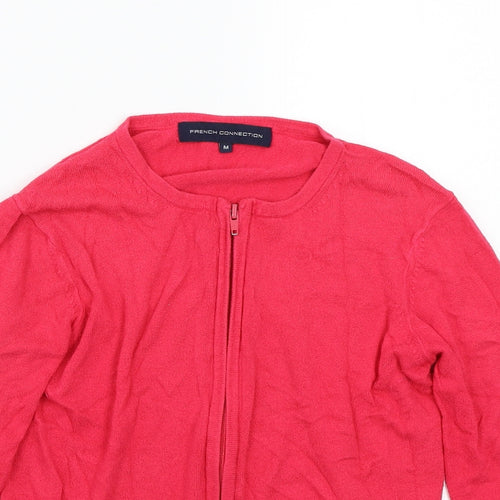 French Connection Womens Pink   Basic Button-Up Size M