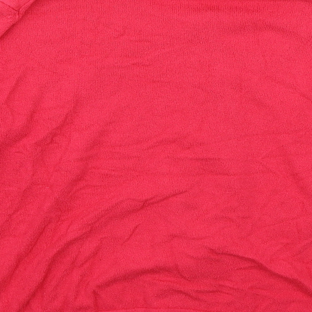 French Connection Womens Pink   Basic Button-Up Size M