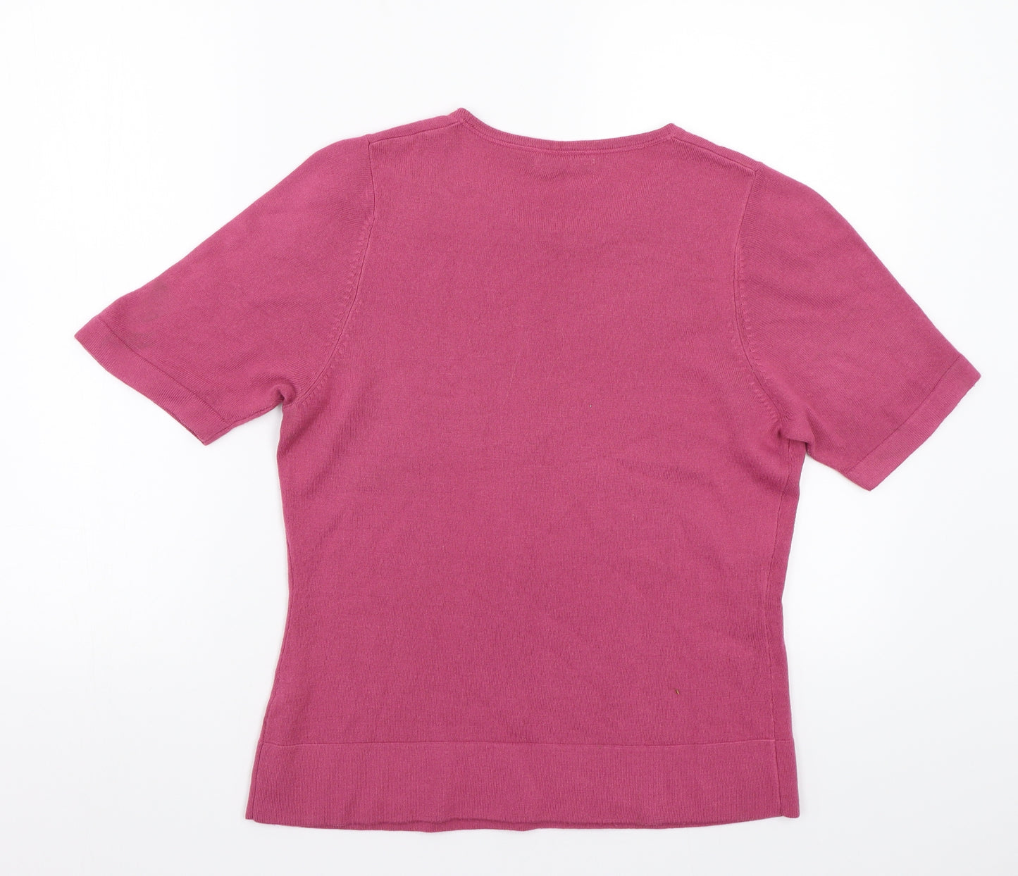 Classic Womens Pink   Basic T-Shirt Size M
