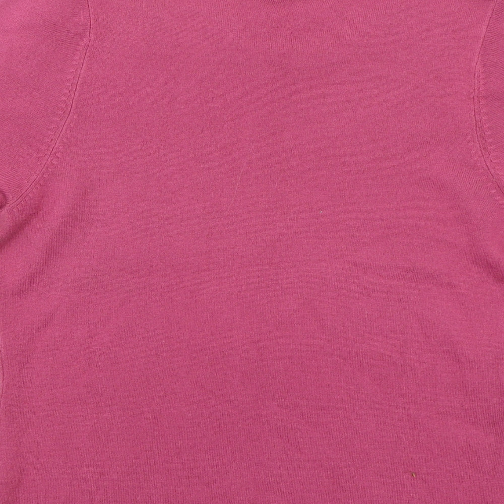 Classic Womens Pink   Basic T-Shirt Size M