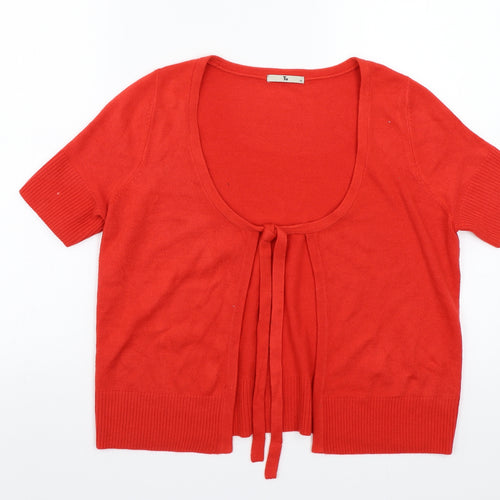 TU Womens Red   Cardigan Jumper Size 12