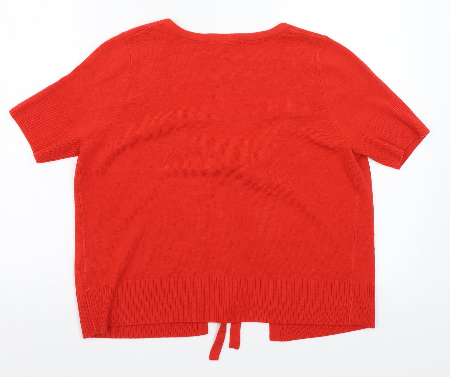 TU Womens Red   Cardigan Jumper Size 12
