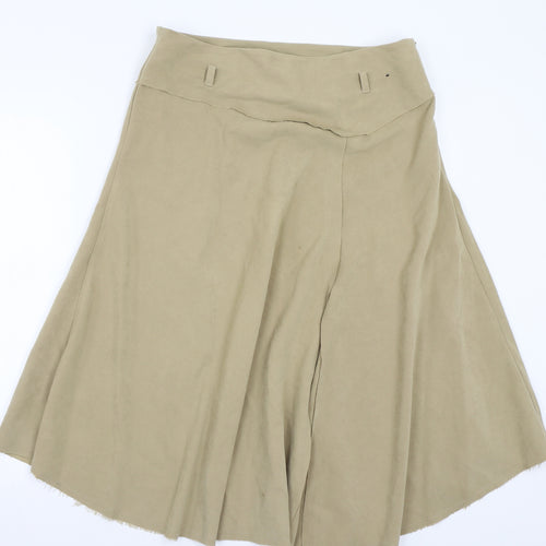 Ellie Louise Womens Beige   A-Line Skirt Size 14