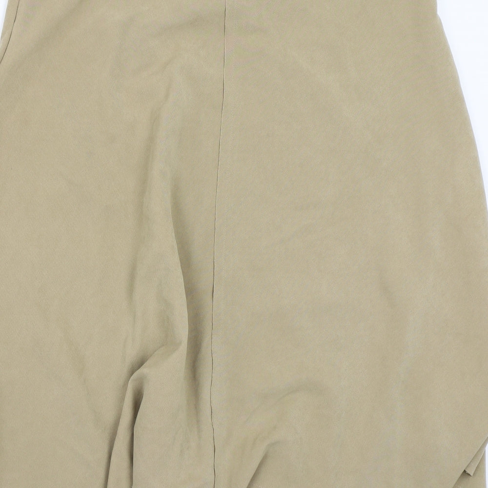 Ellie Louise Womens Beige   A-Line Skirt Size 14