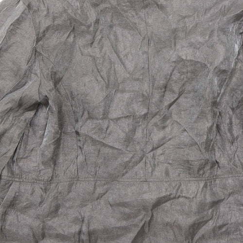 Preworn Womens Grey   Jacket Coat Size 16