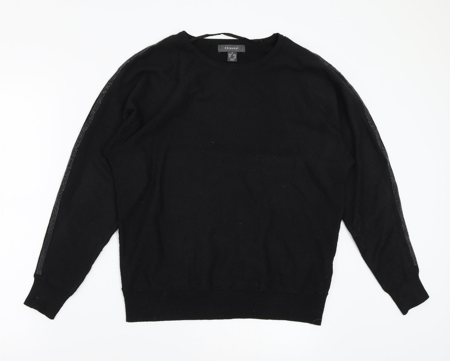 Primark Womens Black   Pullover Jumper Size S