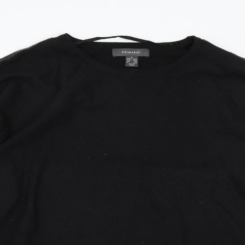 Primark Womens Black   Pullover Jumper Size S