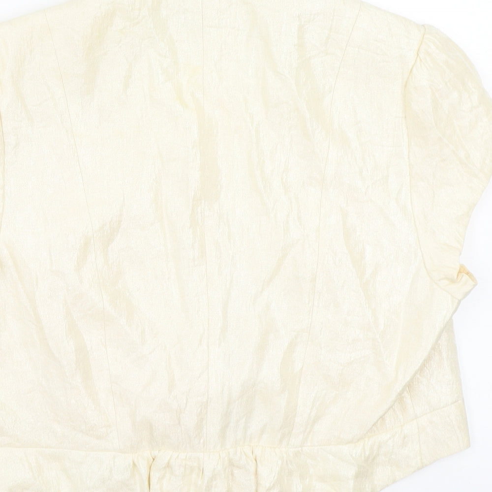 Kaliko Womens Beige   Jacket Blazer Size 14
