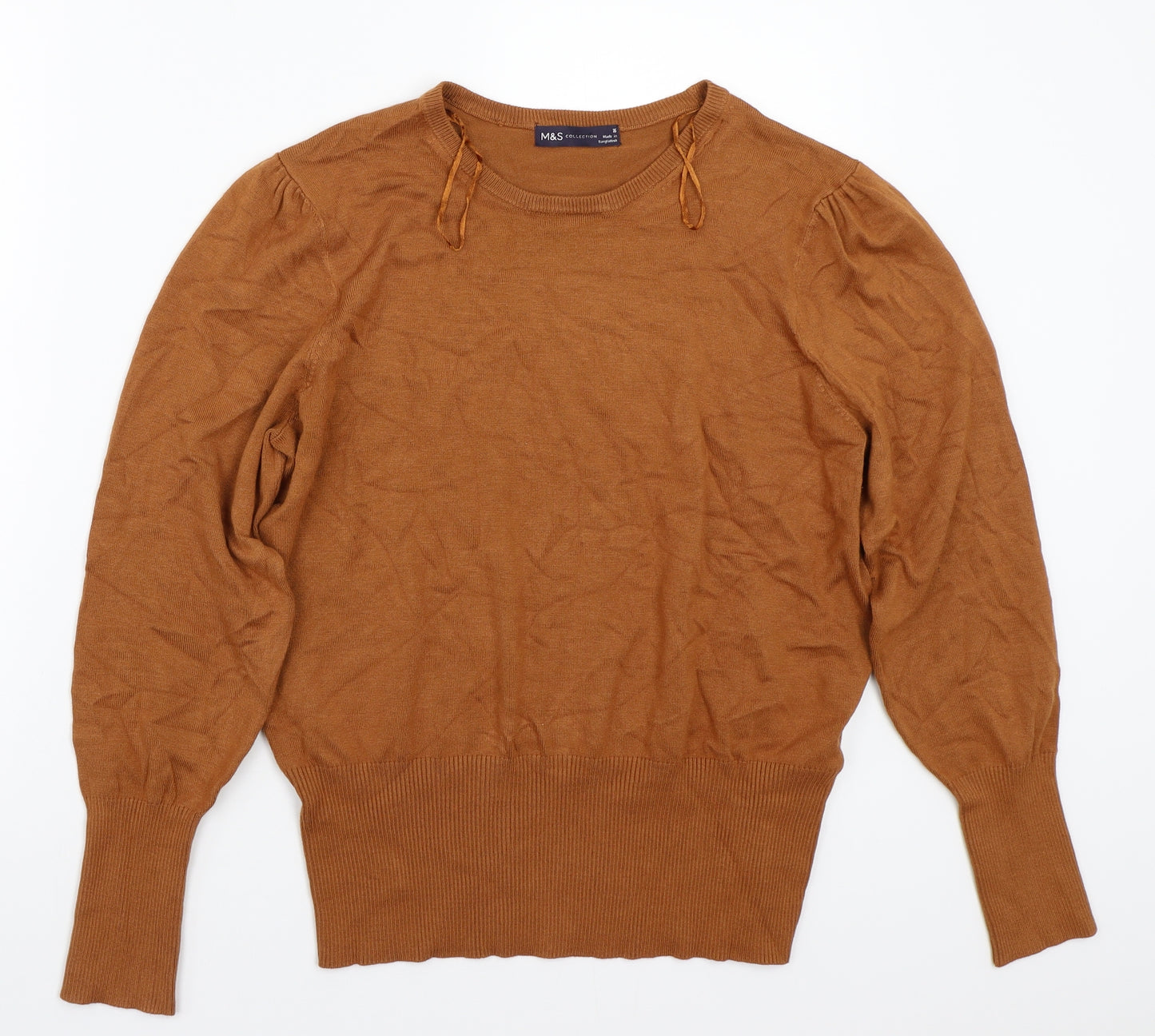 Marks and Spencer Womens Brown   Pullover Jumper Size 16