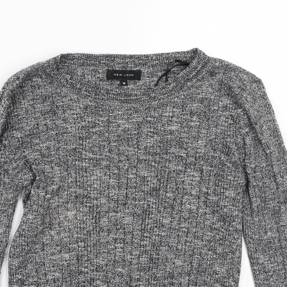 Newlook Womens Grey   Pullover Jumper Size 14