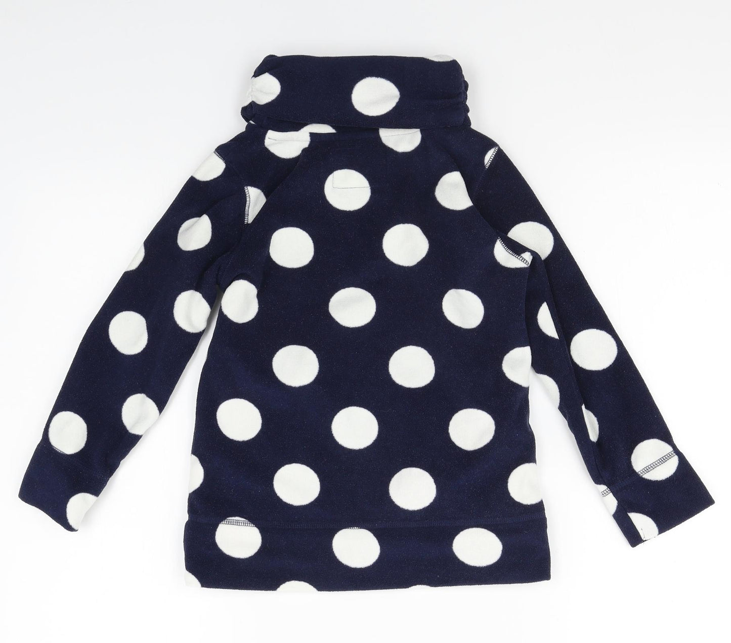 NEXT Girls Blue Polka Dot  Pullover Jumper Size 6 Years