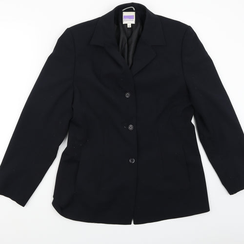Allders Womens Black   Jacket Blazer Size 12