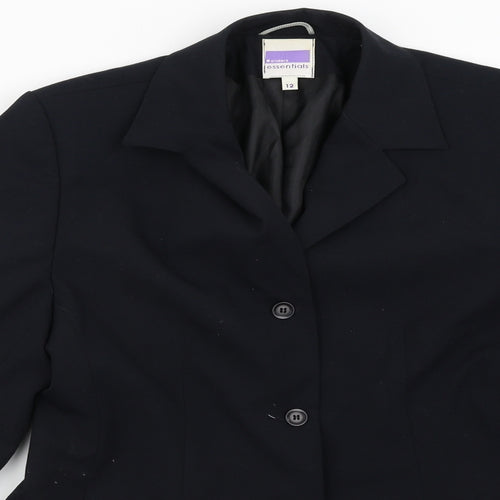 Allders Womens Black   Jacket Blazer Size 12