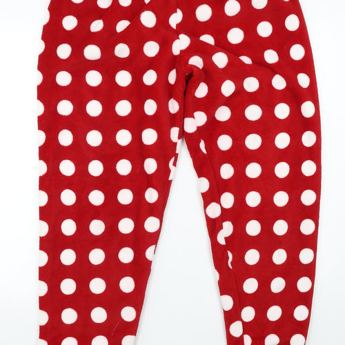 love to lounge Womens Red Polka Dot  Kaftan Pyjama Pants Size M