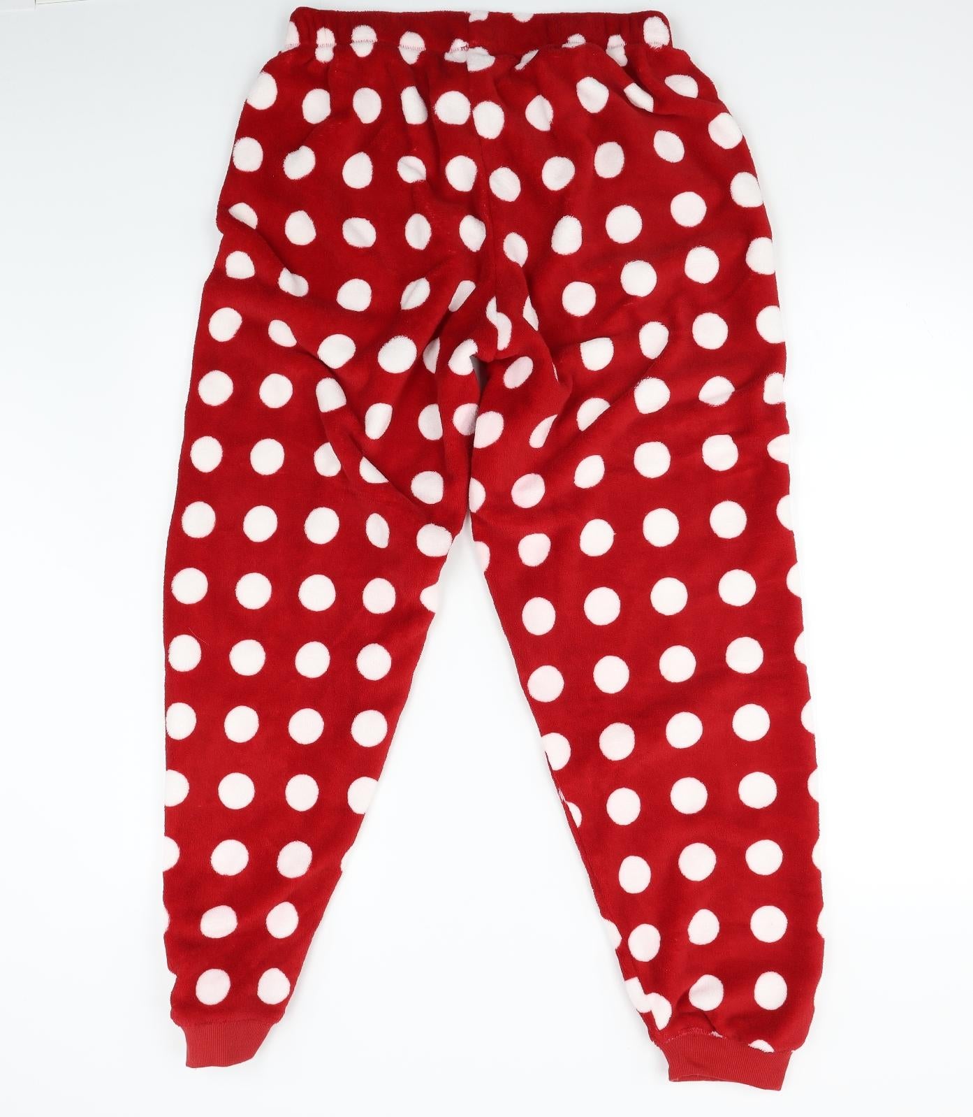 love to lounge Womens Red Polka Dot  Kaftan Pyjama Pants Size M