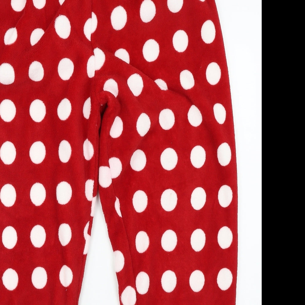 love to lounge Womens Red Polka Dot  Kaftan Pyjama Pants Size M