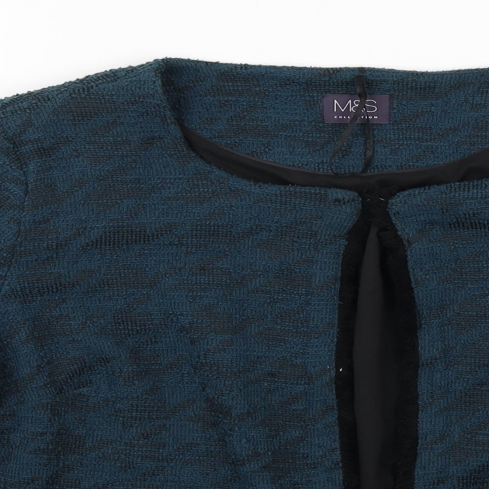 M&S Womens Blue   Jacket Blazer Size 18