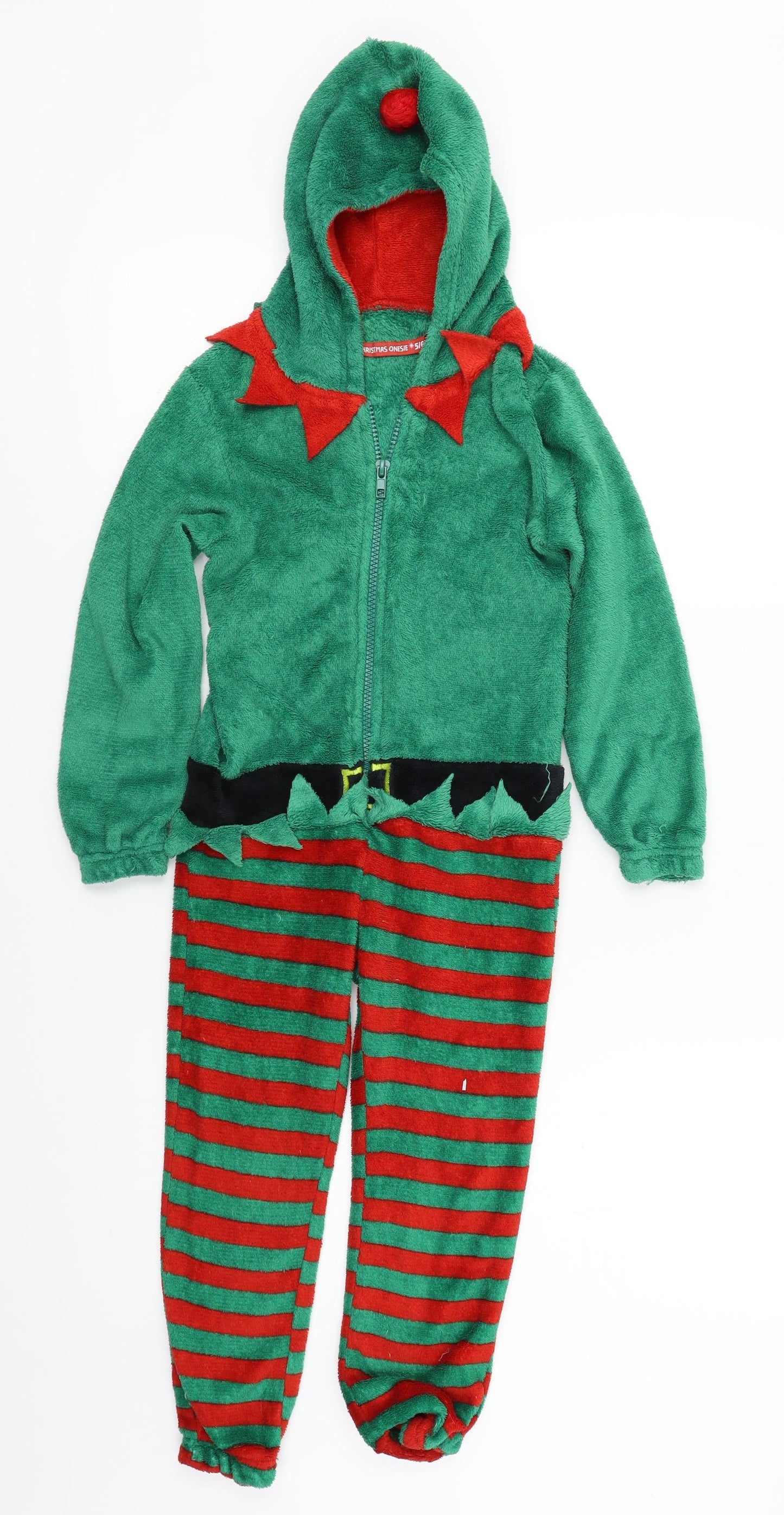 Preworn Boys Green Solid   Bodysuit Size 4-5 Years  - Christmas ONSIE