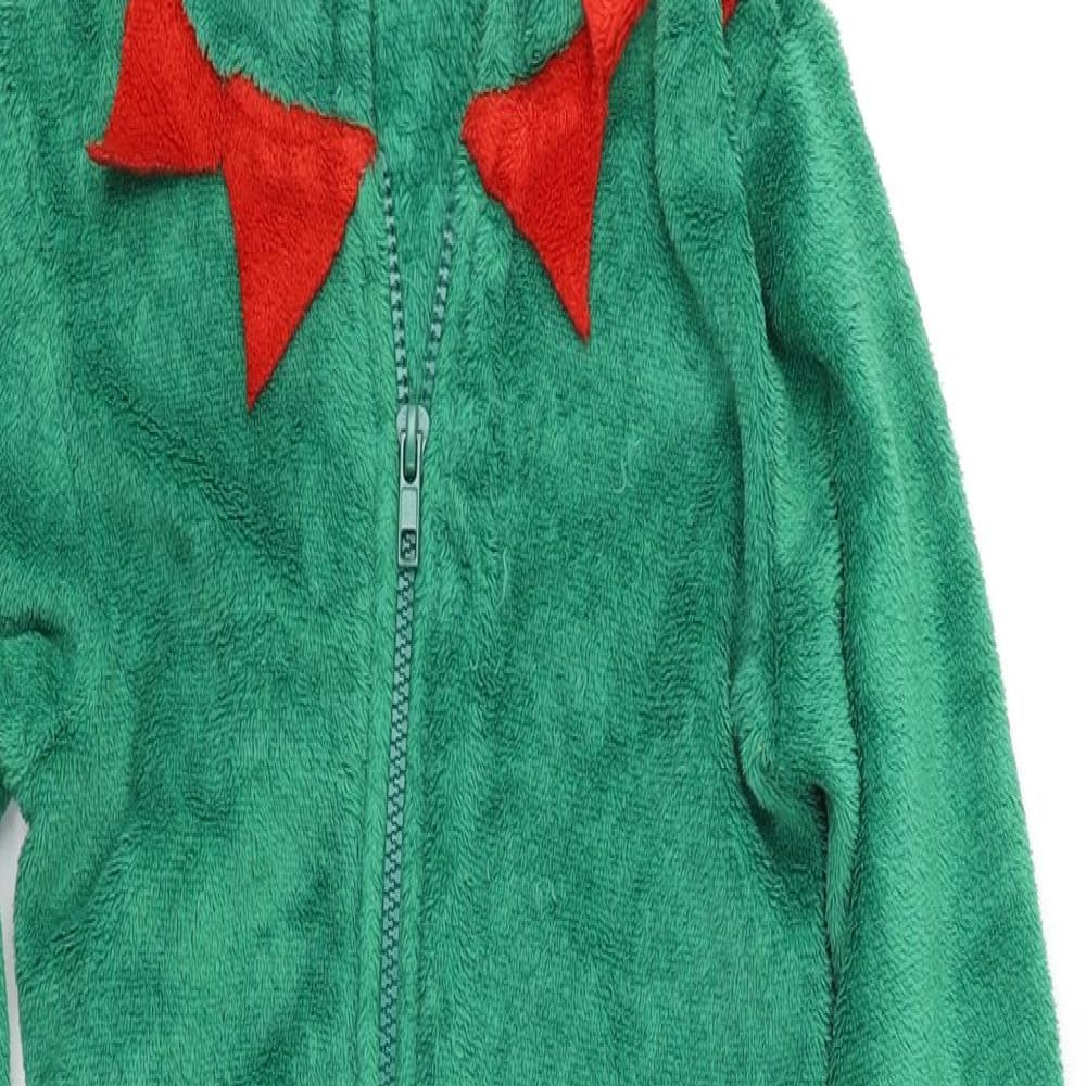 Preworn Boys Green Solid   Bodysuit Size 4-5 Years  - Christmas ONSIE