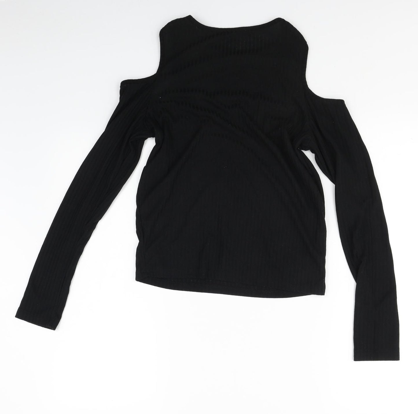 Select Womens Black   Basic T-Shirt Size 12