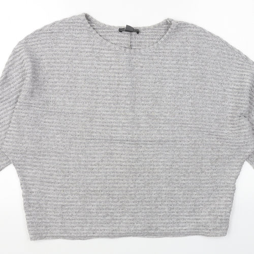 Primark Womens Grey   Pullover Jumper Size S