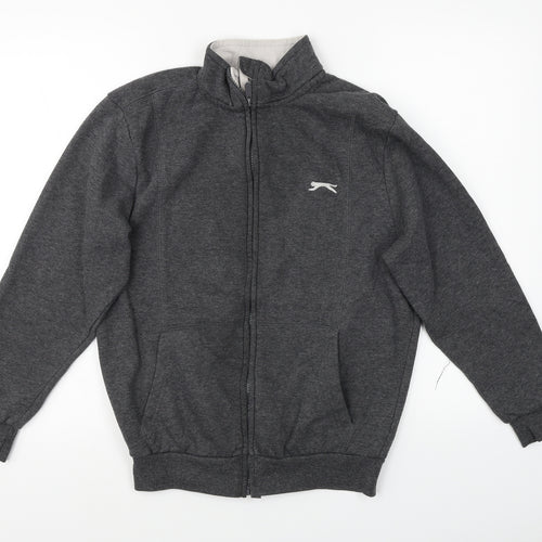 Slazenger Boys Grey   Full Zip Jumper Size 13 Years