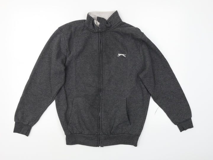 Slazenger Boys Grey   Full Zip Jumper Size 13 Years