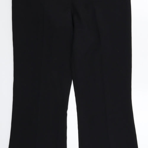 Papaya Womens Black   Dress Pants Trousers Size 12 L30 in