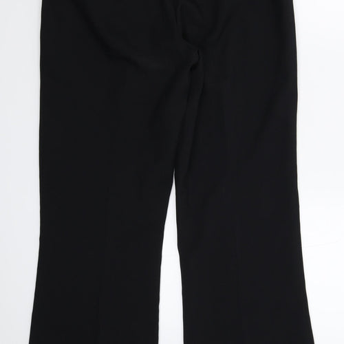 Papaya Womens Black   Dress Pants Trousers Size 12 L30 in