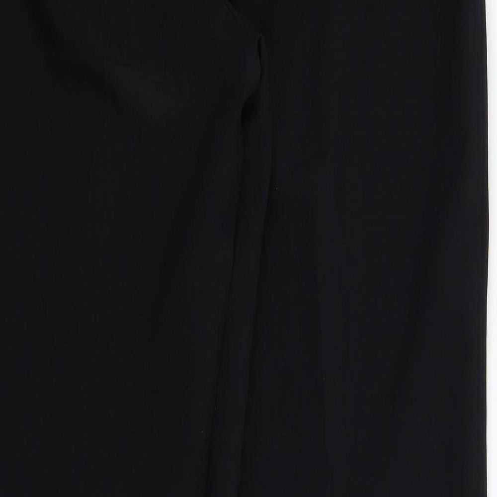 Papaya Womens Black   Dress Pants Trousers Size 12 L30 in