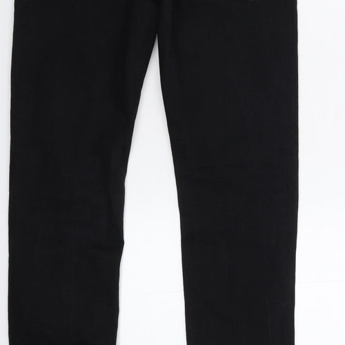 Denim & Co. Womens Black  Denim Jegging Jeans Size 8 L33 in