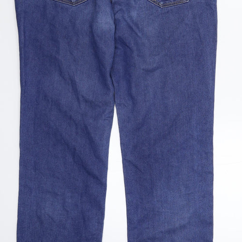 NEXT Womens Blue  Denim Straight Jeans Size 10 L30 in