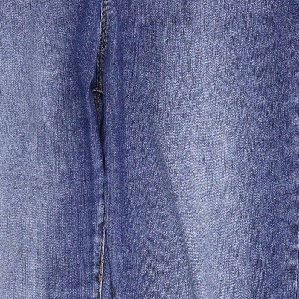 D. Jeans Womens Blue  Denim Straight Jeans Size 14 L31 in