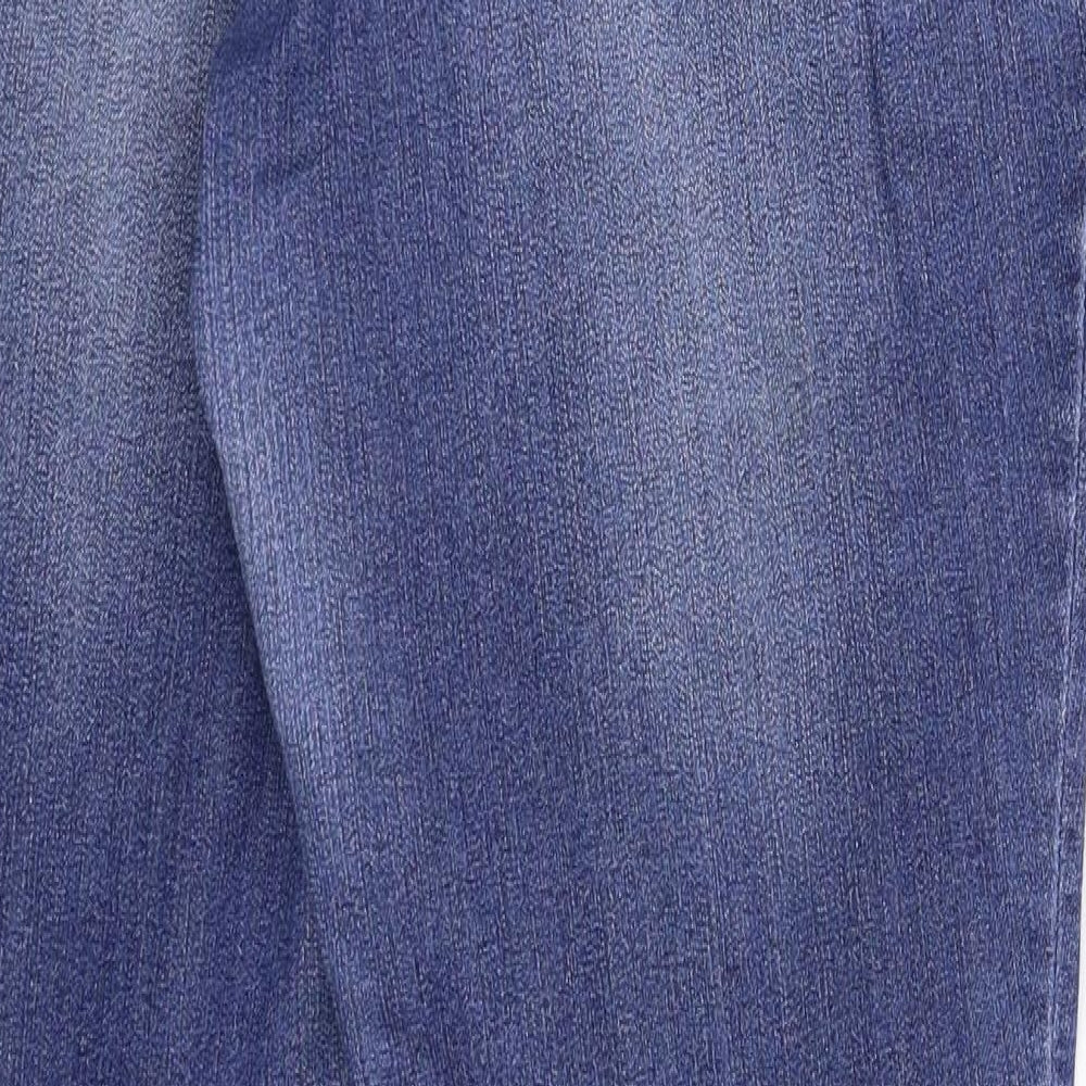 D. Jeans Womens Blue  Denim Straight Jeans Size 14 L31 in