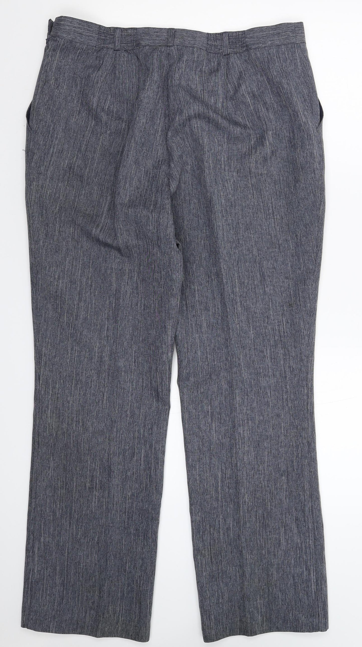 Marks and Spencer Womens Blue   Trousers  Size 18 L30 in