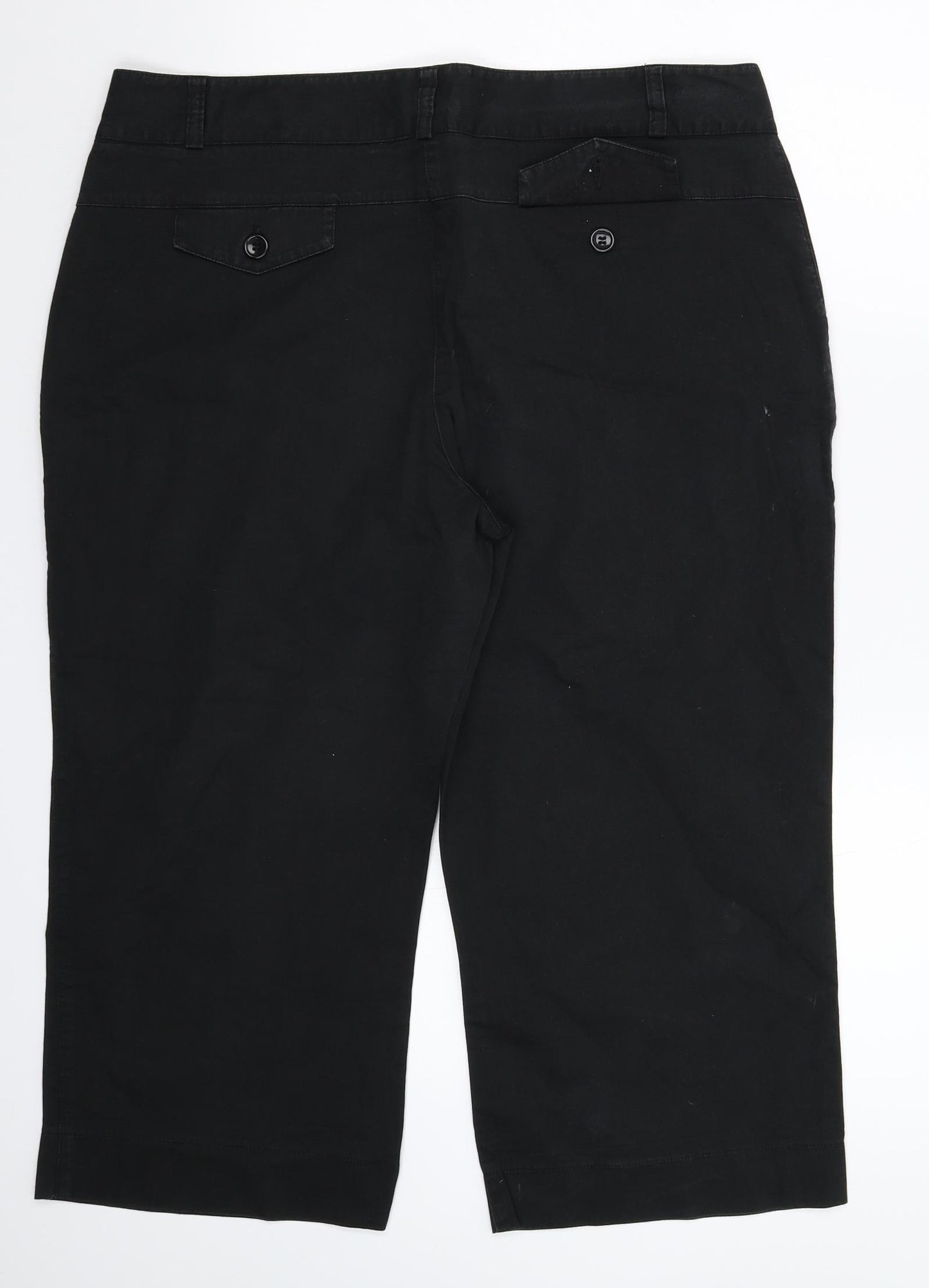 Laura Ashley Womens Black   Cropped Jeans Size 18 L21 in
