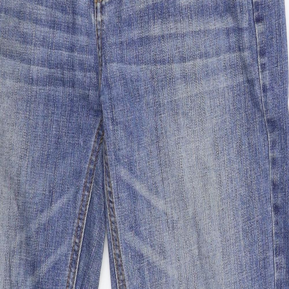 Mossimo Womens Blue  Denim Boyfriend Jeans Size 32 in L29 in