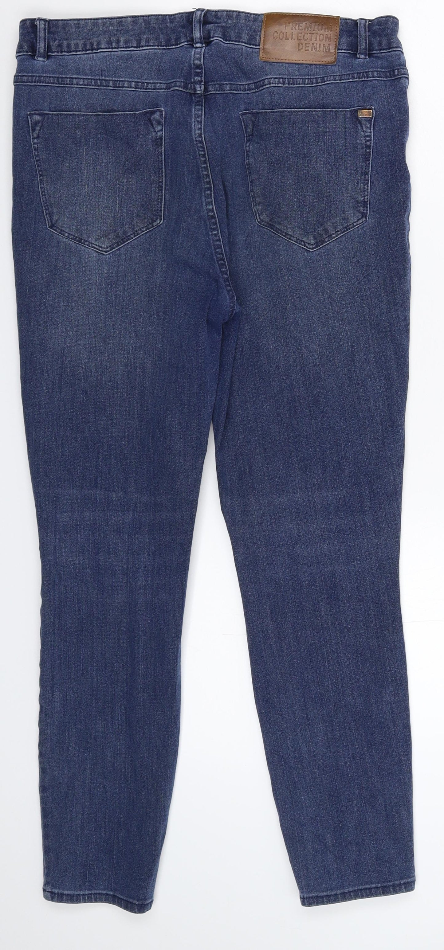 George Womens Blue  Denim Skinny Jeans Size 12 L25 in