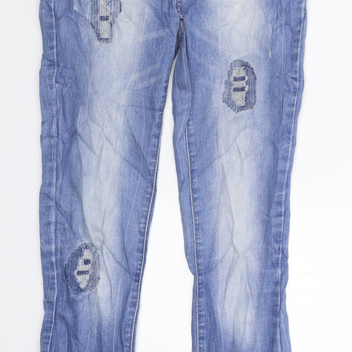 TU Womens Blue  Denim Skinny Jeans Size 8 L29 in