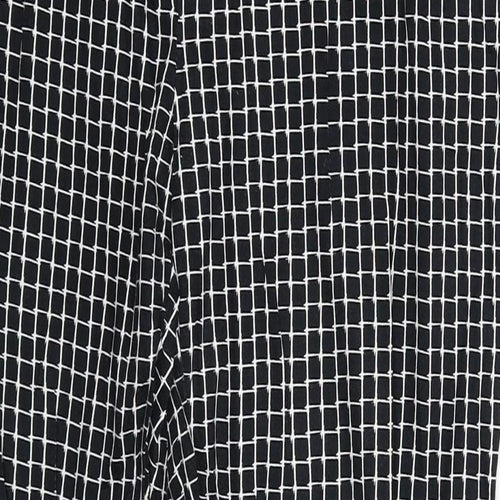 Atmosphere Womens Black Check  Trousers  Size 12 L27 in