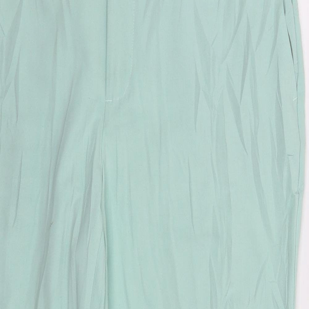 Zara Womens Green   Trousers  Size 14 L27 in