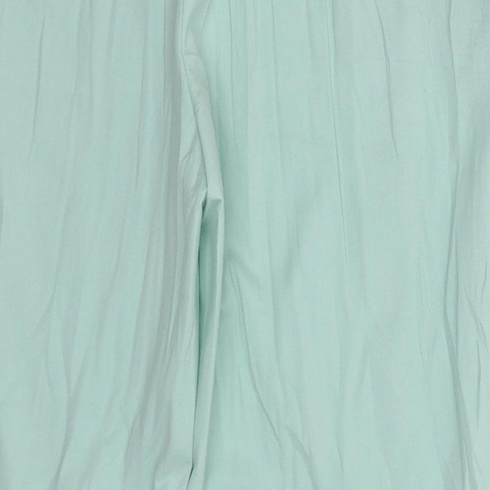 Zara Womens Green   Trousers  Size 14 L27 in
